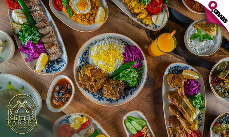 Lunch OR Dinner for TWO & More at Parseh Restaurant Katara!
